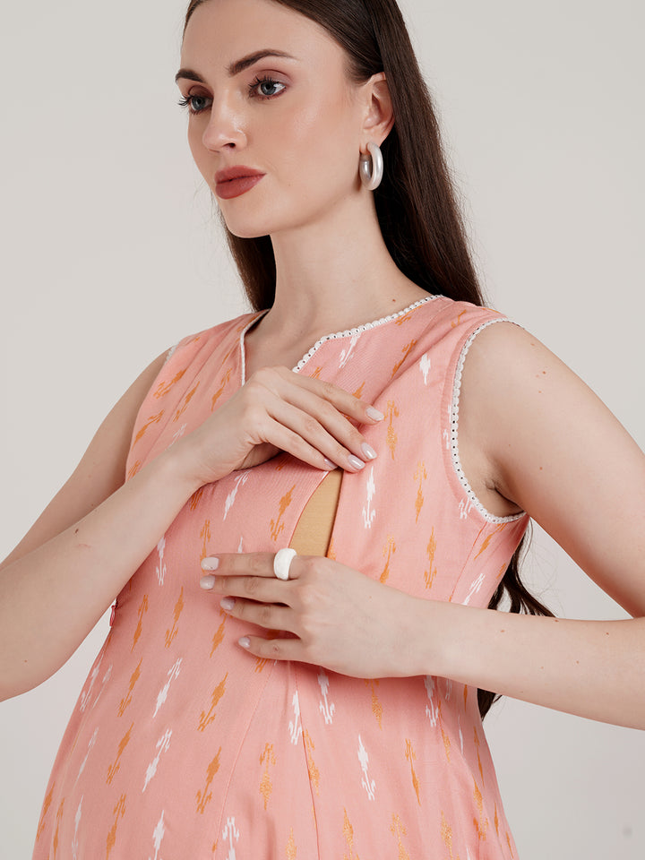 Sleeveless Pregnancy Co-Ord Set