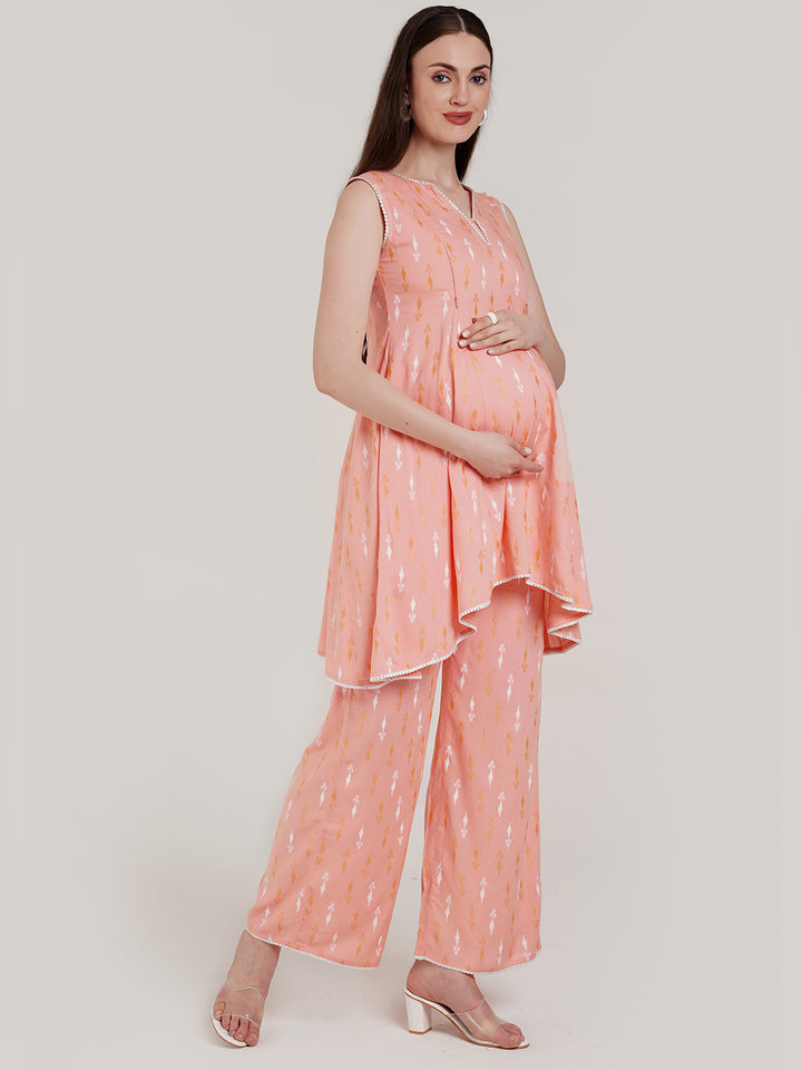 Sleeveless Pregnancy Co-Ord Set