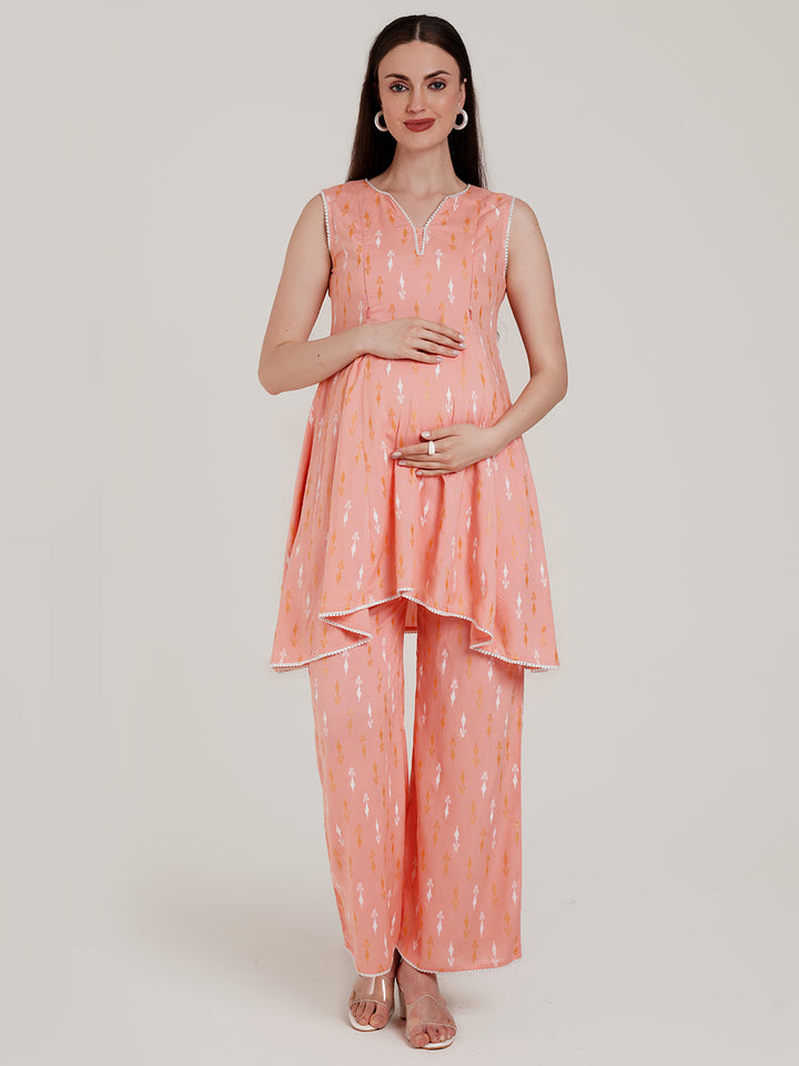 Sleeveless Pregnancy Co-Ord Set