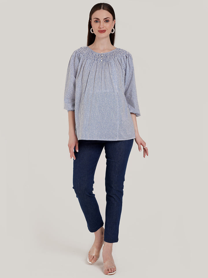 Striped Maternity Top