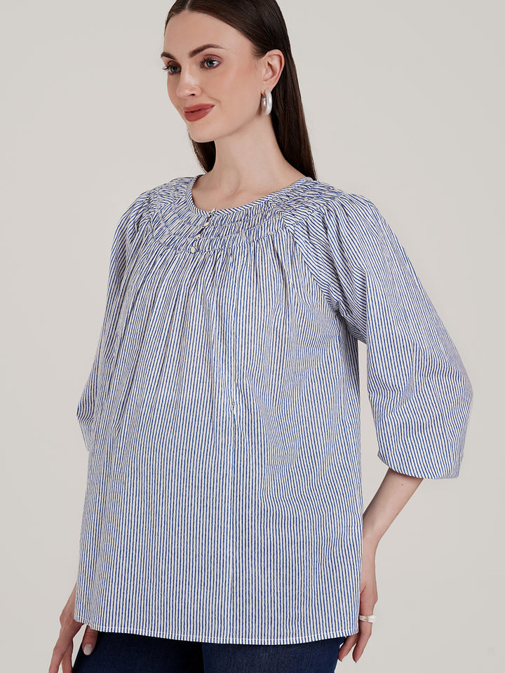 Striped Maternity Top