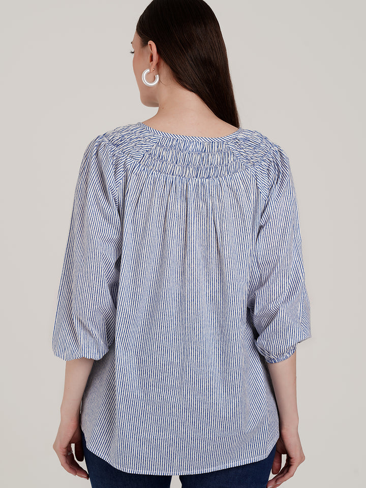 Striped Maternity Top