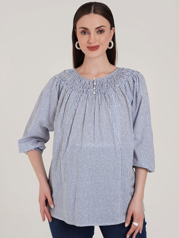 Striped Maternity Top