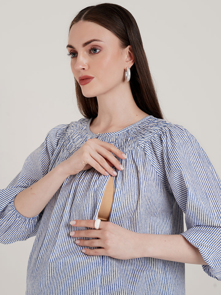 Striped Maternity Top