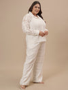 White Lace Plus Size Co-Ord Set