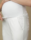 White Maternity Formal Dress Pants