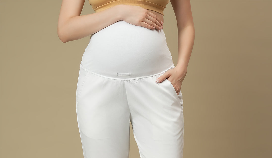 white maternity dress pants HATCH Collection The Polished Celeste in Wear with our matching Mya Soft Tailored Jacket. Suit - Maternity Wedding Dresses,