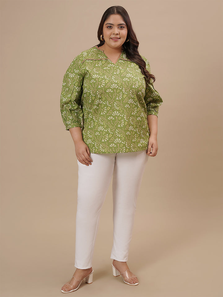 White Plus Size Leggings With Pockets