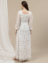 White Maternity Maxi Dress