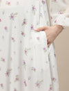 White Maternity Maxi Dress