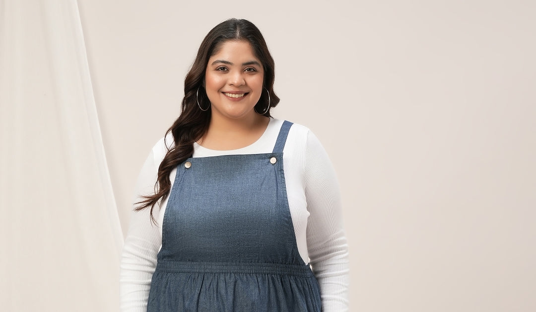 plus size denim dungaree dress Plus Size Denim Pinafore Dress 3XL Long Denim Dungarees for Women Boho MARTINELI2