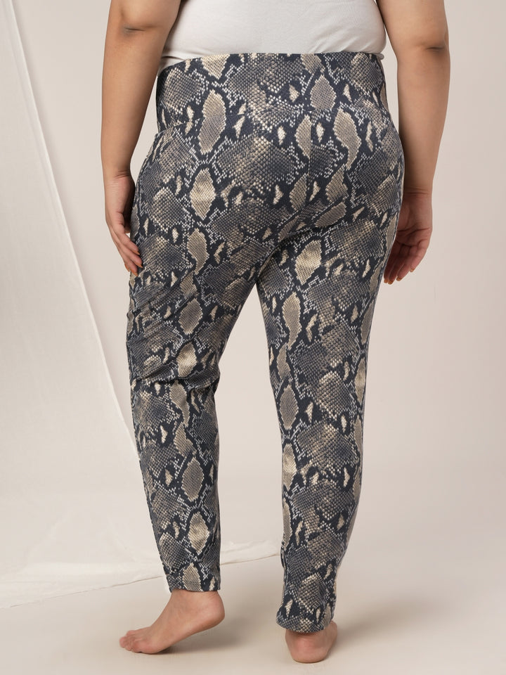 Women Plus Size High Rise Printed Leggings