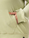 Women Plus Size Hoodie- Light Green