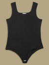 Women Plus Size Sleeveless Bodysuit- Navy Blue