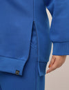 Women Plus Size Winter Hoodie- Cobalt Blue