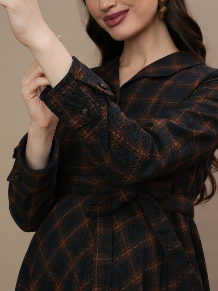 Woolen Maternity Maxi Dress