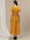 Yellow Maternity Maxi Dress