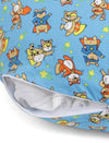 Feeding Pillow with Adjuster & Baby Head Pillow- Blue