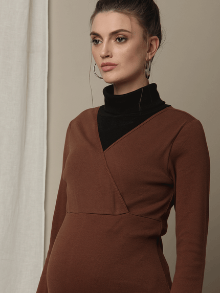 Nursing Rib Dress