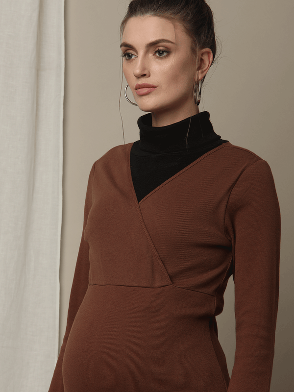 Nursing Rib Dress