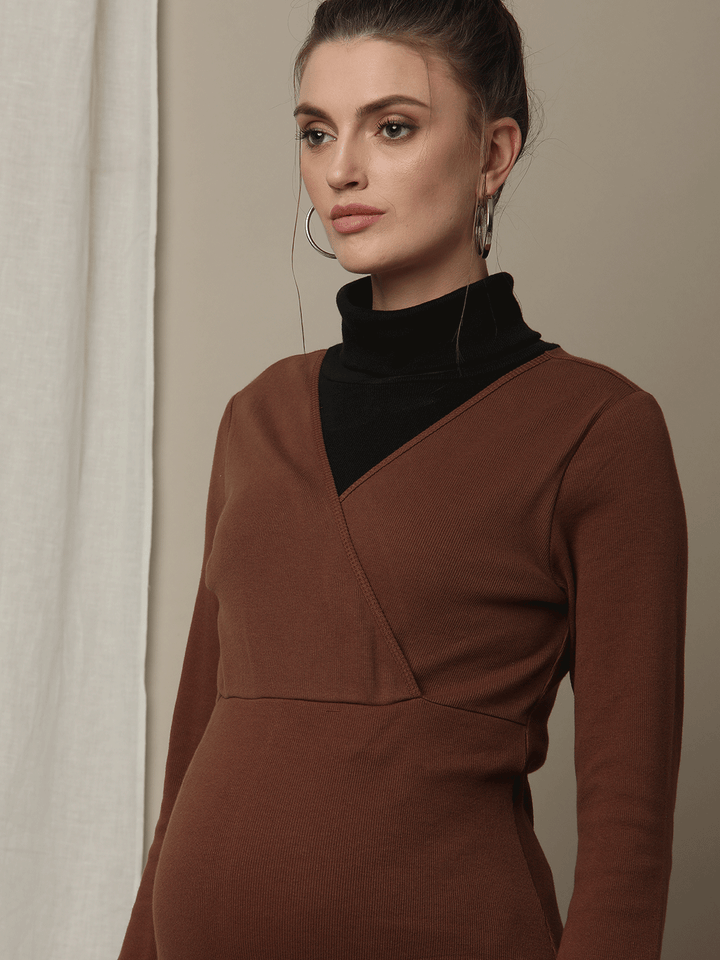 Nursing Rib Dress