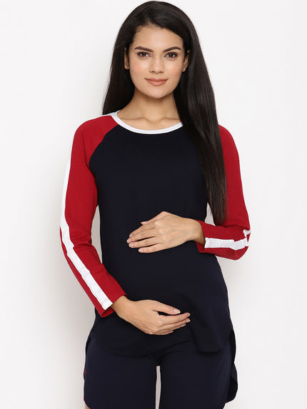 Essential Crew-Neck Maternity T-Shirt