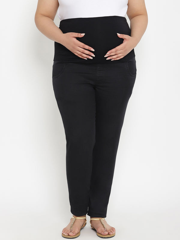 Plus Size Maternity Stretchy Jeans
