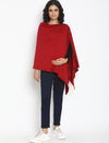 6-in-1 Nursing Cover- Maroon