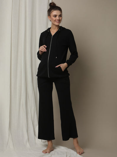 2pc. Maternity Lounge Set- Black