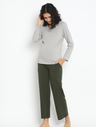 Green Plus Size Maternity Lounge Pants