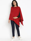 6-in-1 Nursing Cover- Maroon