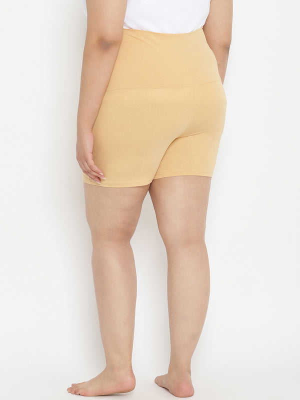 Plus Size Maternity Over Belly Shorts