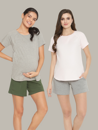 2pc. Maternity Essential T-Shirt Set