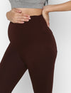 brown Maternity Leggings