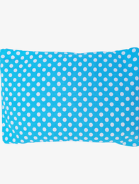Baby Mustard Seeds Head Pillow Polka Dots - Sky Blue