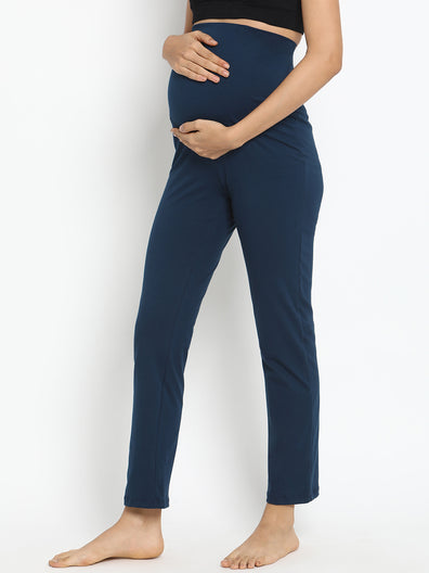 Blue Maternity Pants