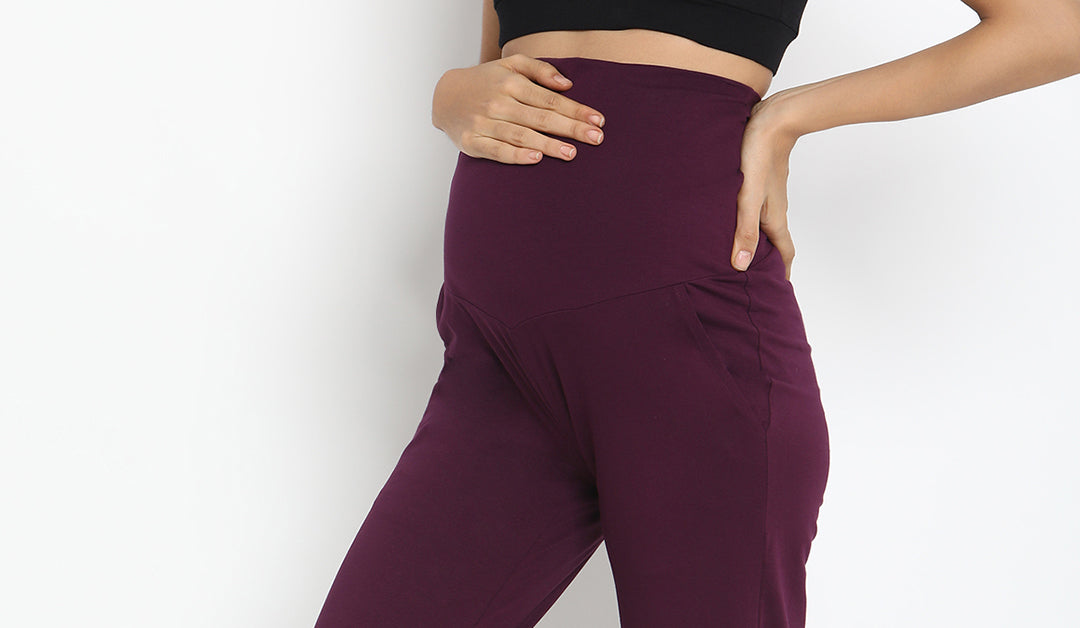 Hi Clasmix 3 Pack Maternity Capri Leggings With Pockets