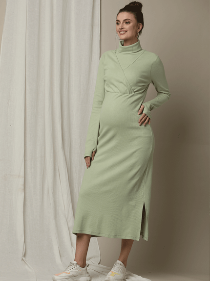 Nursing Rib Dress