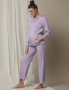 2pc. Maternity Lounge Set- Purple