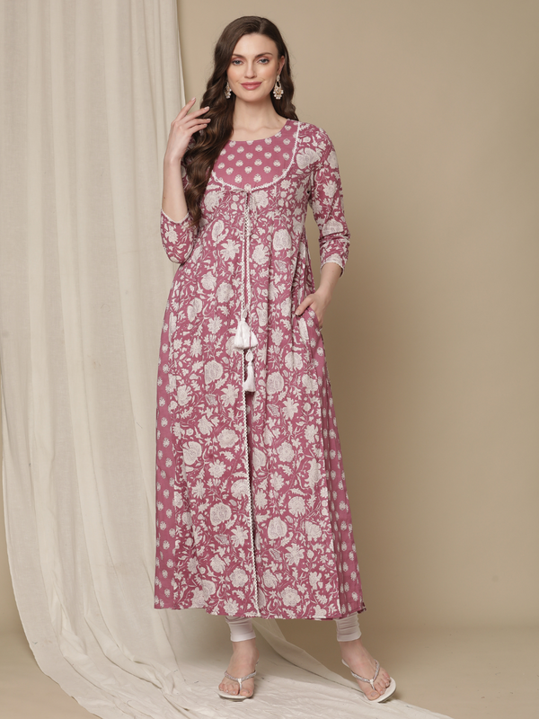 Check Out These Latest Long-Slit Kurti Collections With Jeans - To Near Me