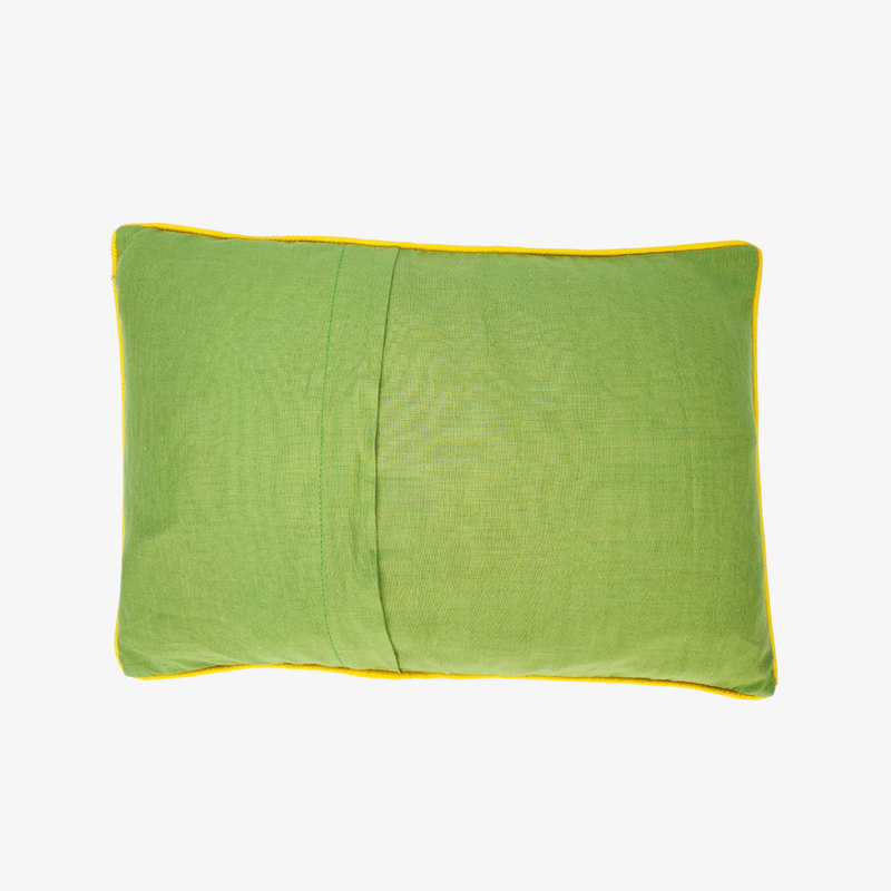 Baby Mustard Seeds Head Pillow - Green