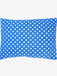 Baby Mustard Seeds Head Pillow Polka Dots - Blue