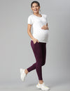 Purple Maternity Leggings