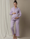 2pc. Maternity Lounge Set- Purple