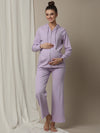 2pc. Maternity Lounge Set- Purple