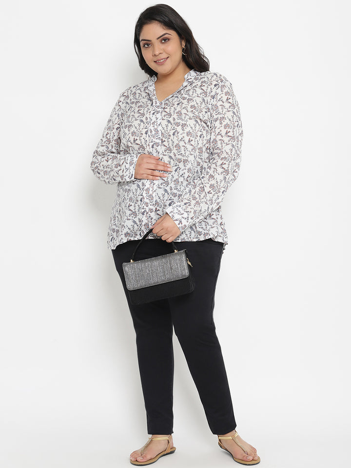 Plus Size Maternity Stretchy Jeans