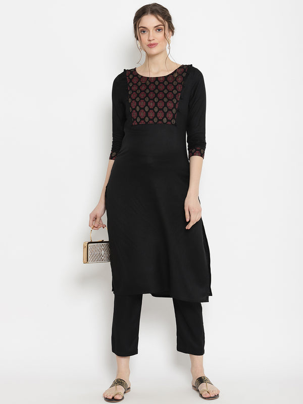 2pc. Maternity Kurta + Pants Set