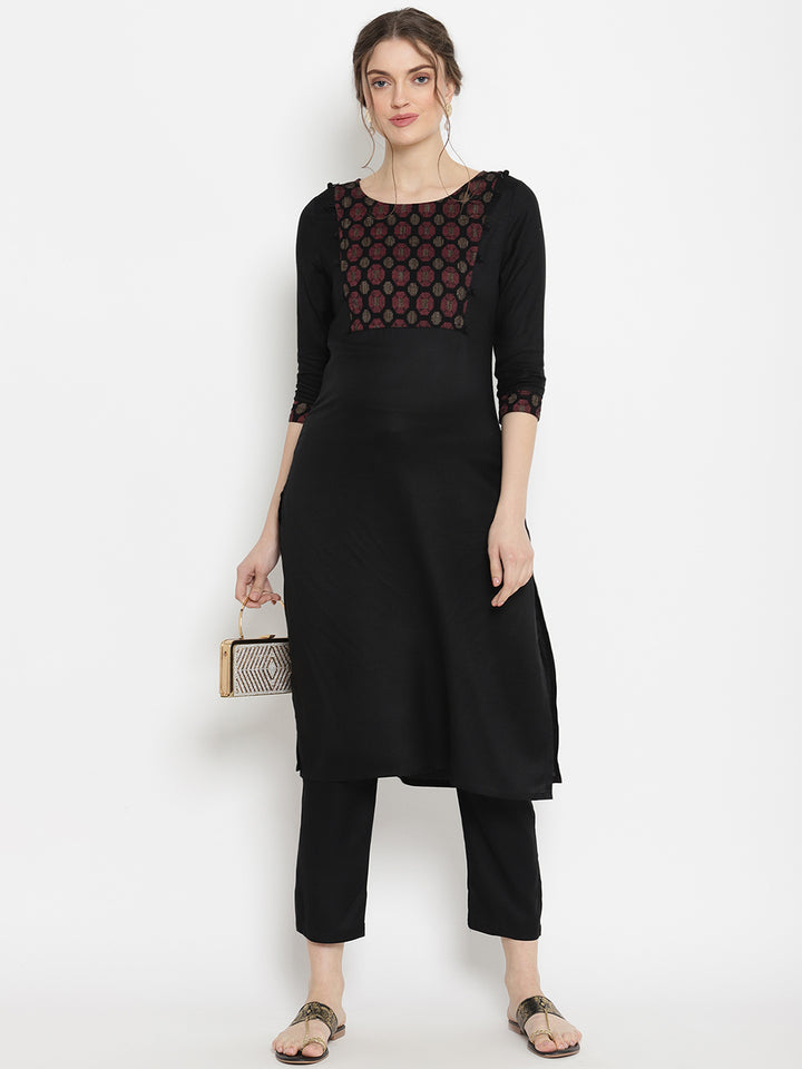 2pc. Maternity Kurta + Pants Set