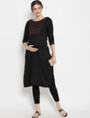 2pc. Maternity Kurta + Leggings Set