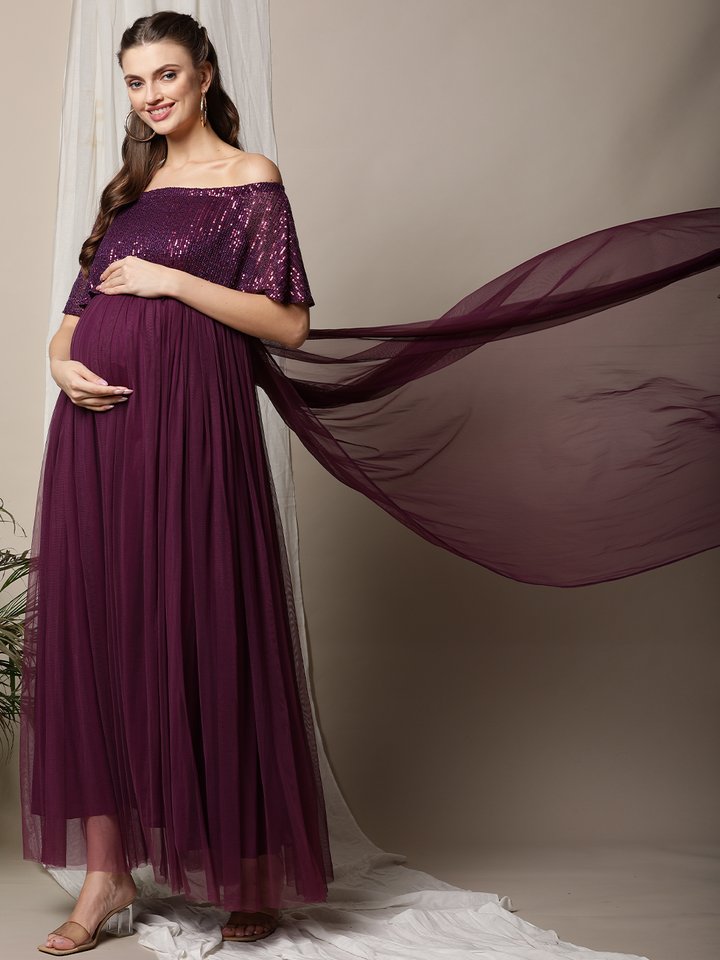 Detachable Train Photoshoot Gown